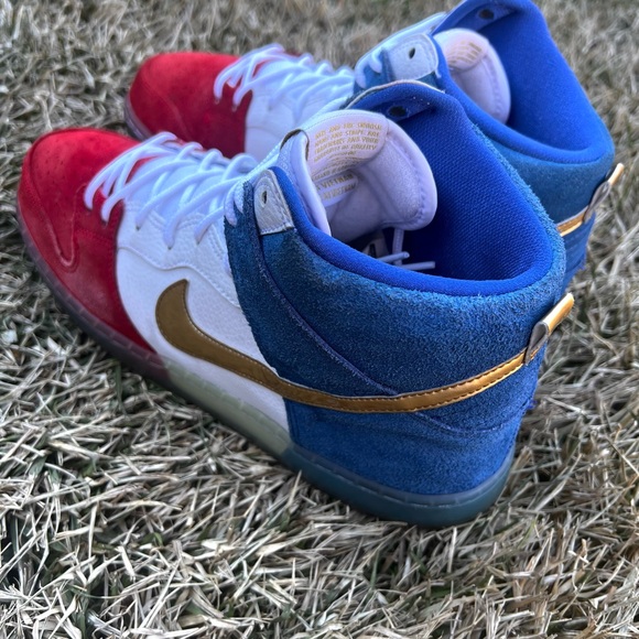 CLEAN Nike Dunk High SB Premium Tricolor Size 12 Shoes